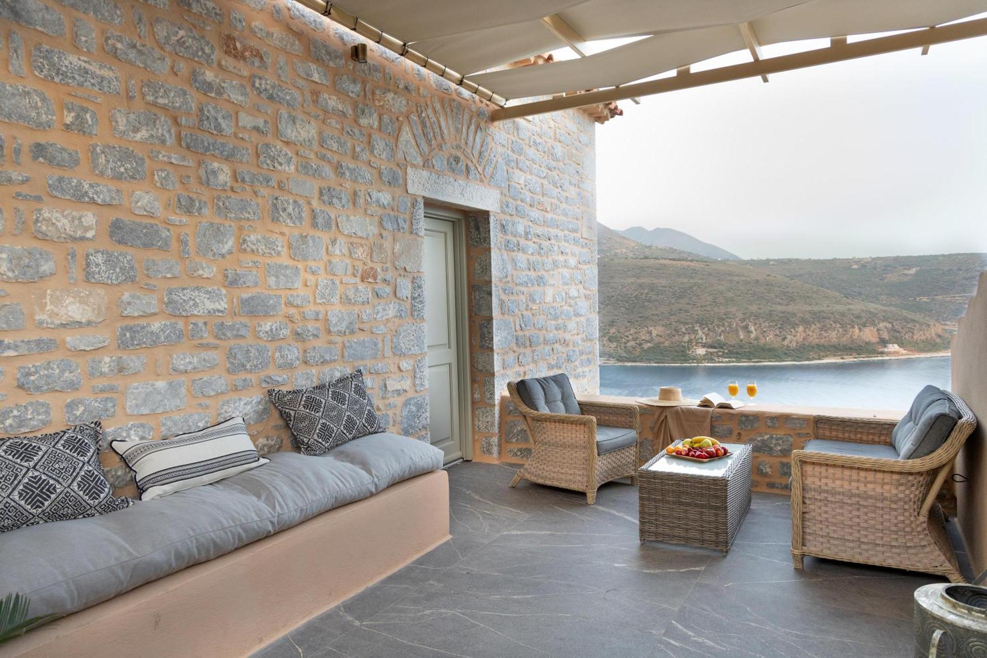 Akrolithi Guesthouse Karavostasi  Bagian luar foto
